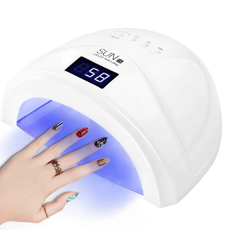 Sun 1s UV light Led nail lamp automatic sensor gel polish nail dryer with 4 timer setting