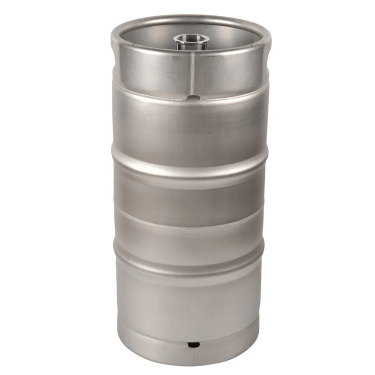 US Keg Stackable 20 Liter 1/6 BBL Draft Beer Barrel 304 Stainless Steel Beer Keg with 4 Spear Options