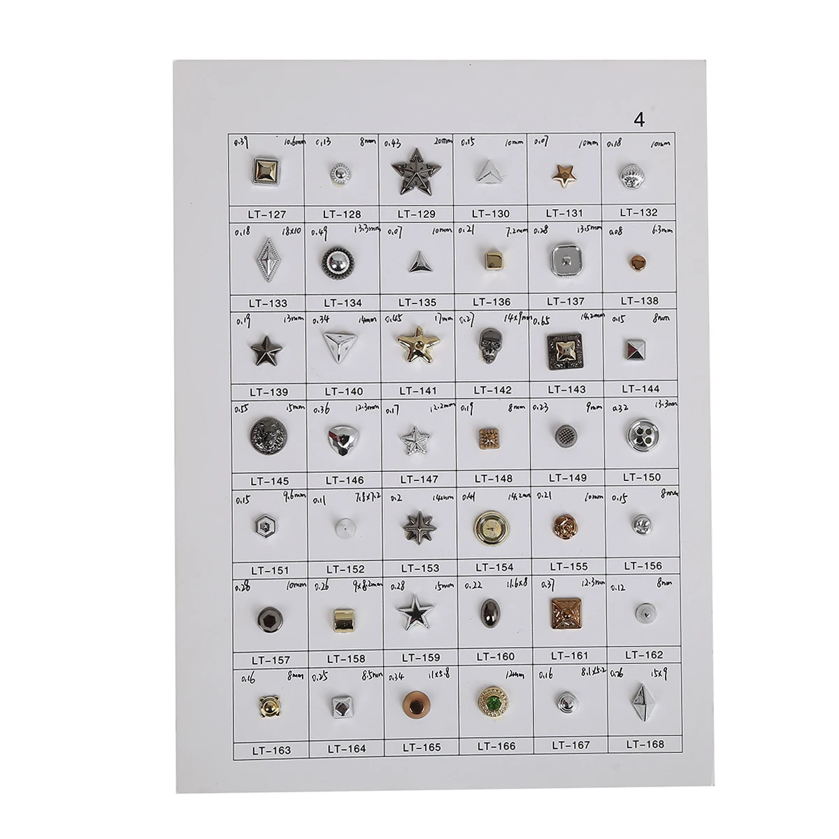 manufacturer custom garment rivets logo clothing rivet cowboy ABS shoes decoration