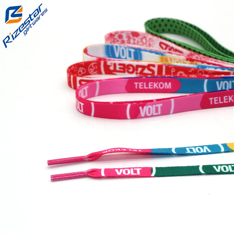 2020 Hot Sales Custom Printed Funny No Tie Shoelaces Elastic Lazy Shoe Laces Silicone Shoelaces For Running Shoes