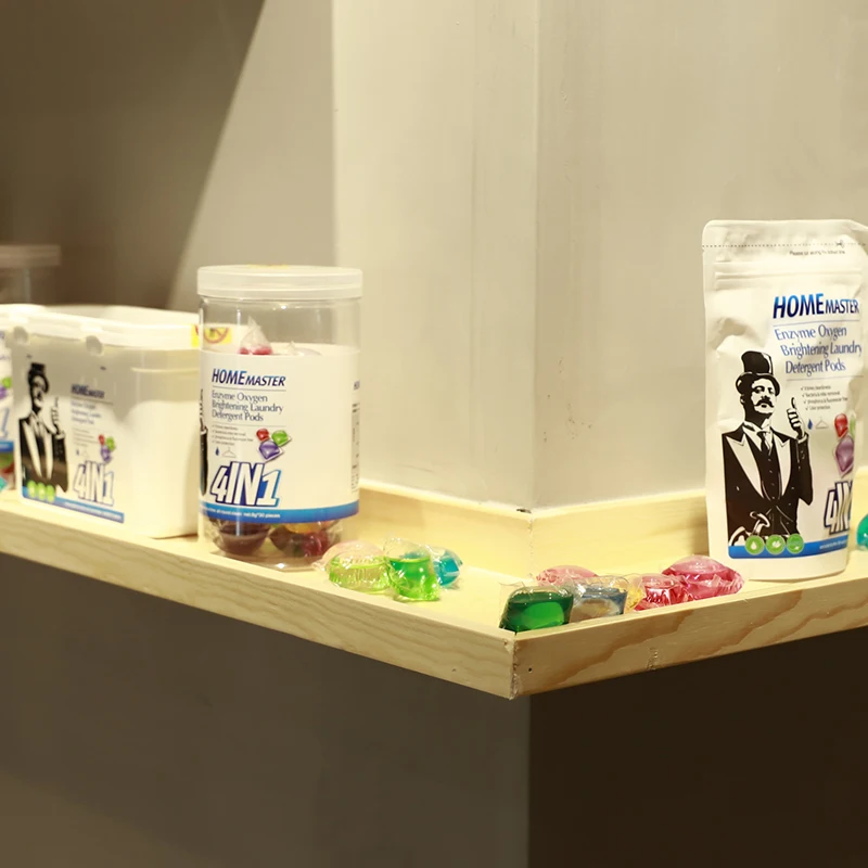 Factory Washing Capsules Laundry Detergent Pods Cruelty Free Laundry Condensate Beads ECO Cleaning Clothes Enzymes Laundry Beads