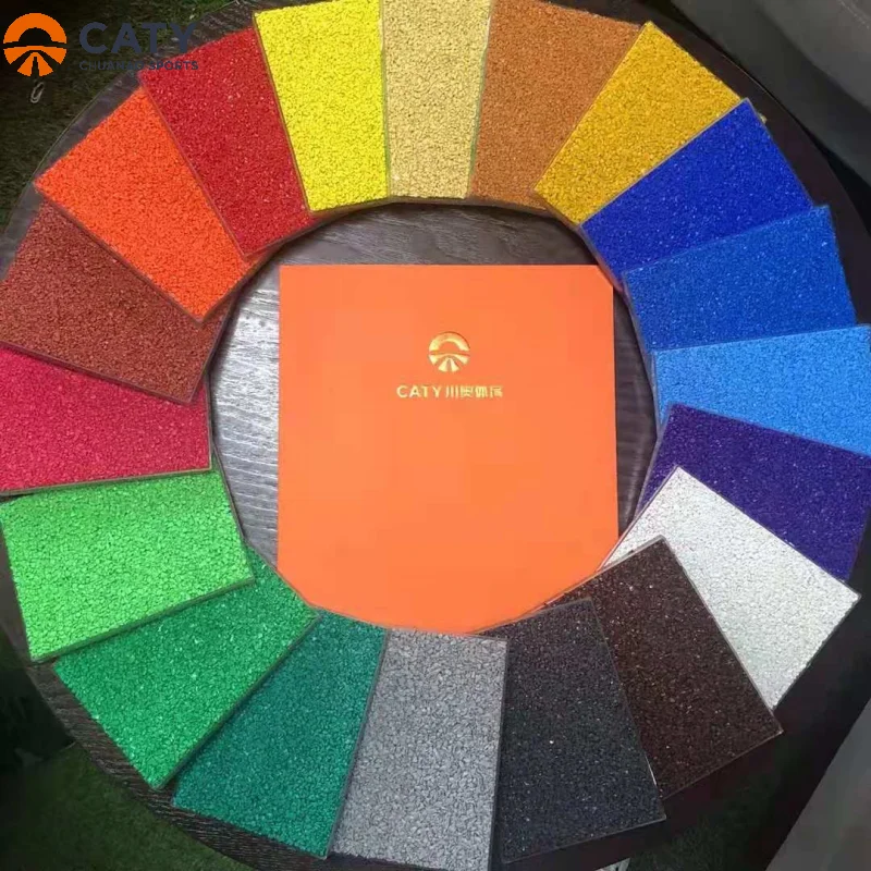 Anti-Slip Epdm Granules Rubber Polyurethane Tartan Track for Sport Venues