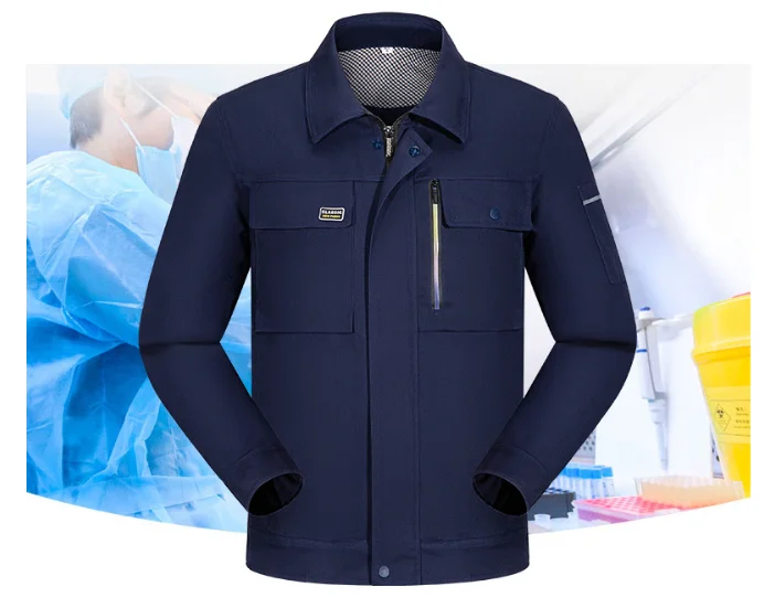 Long Sleeved PolyCotton Overalls for worker in Winter and Spring