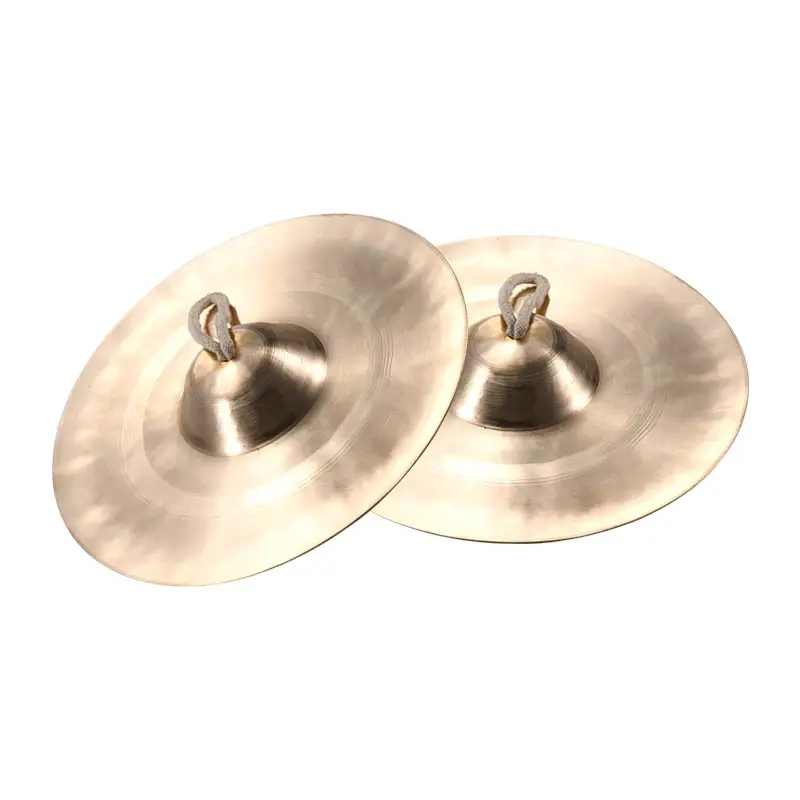 Hand-made metal cymbals of traditional Chinese percussion instruments