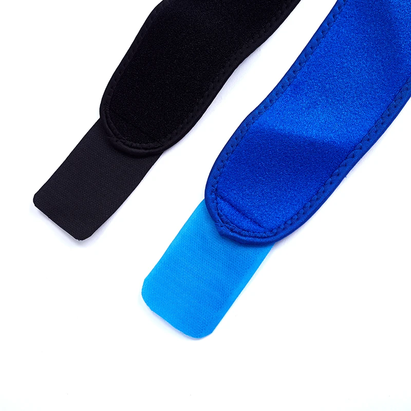 Hot Sale Adjustable Wrist Straps Neoprene Black Bule Fitted Yoga Wrist Sweat Bands Brace Support