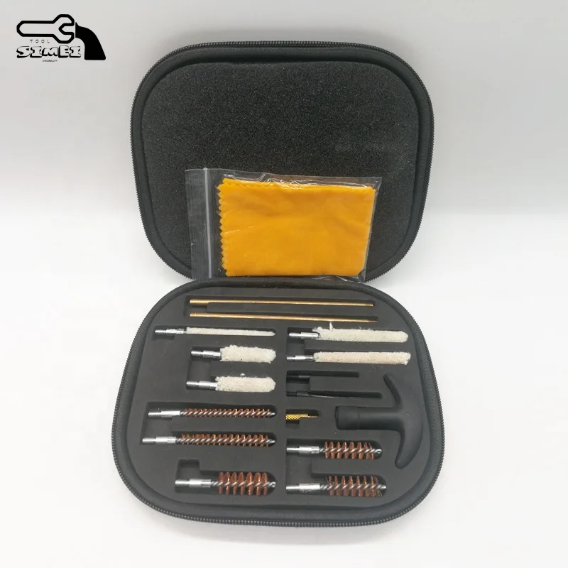No.1060 Gun Cleaning Kit Compacted Soft Pouch Package  16-Piece .22cal .30cal .357cal .40cal .45cal