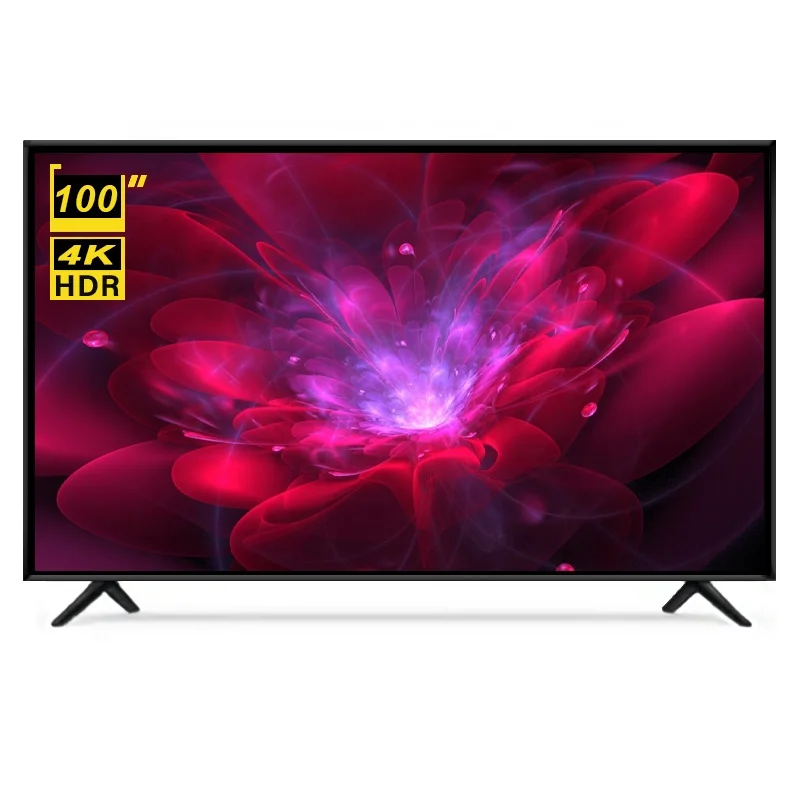 TV-100-110 inch 2160P Full HD UHD 4K LED Smart TV for Live TV Station Android TV WIFI YouTube playback