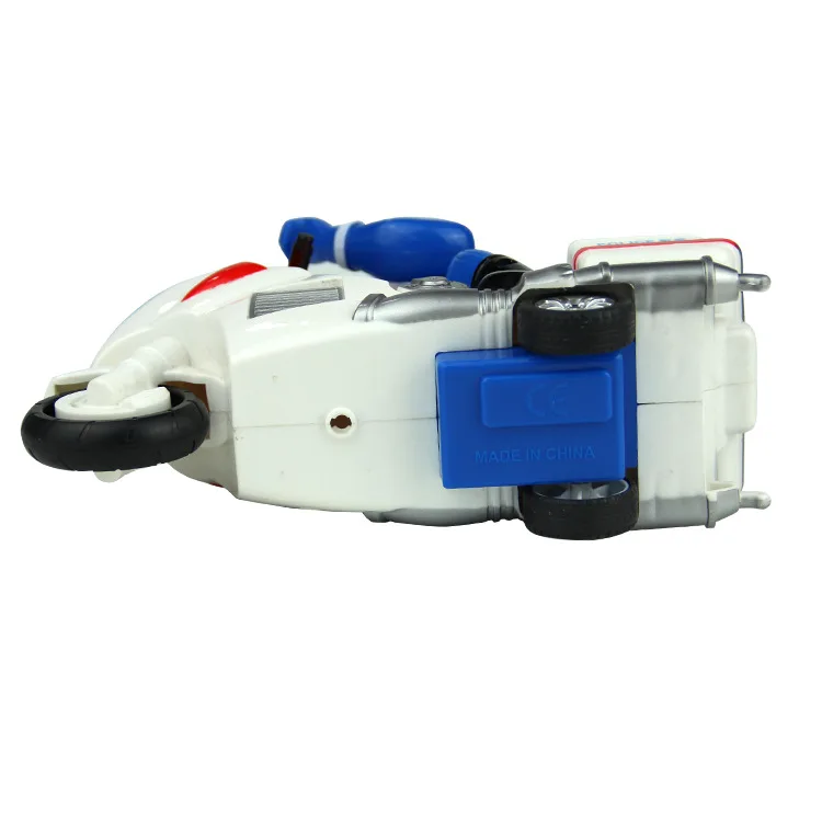 Cheap price baby pretend play police kit toy mini motorcycle with light sound