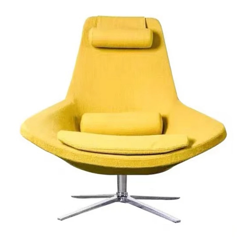 modern fabric egg chair Leisure living room tub sofa chair with aluminium alloy leg