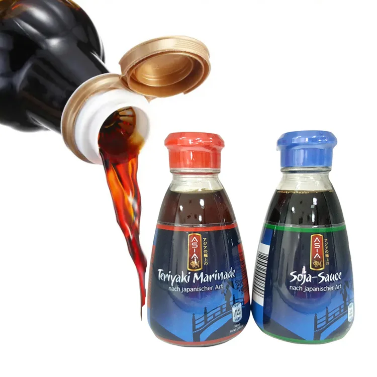Factory Customized 250ml Glass Bottle Chinese Kitchen Cooking Seasoning Sauce Light Soy Sauce