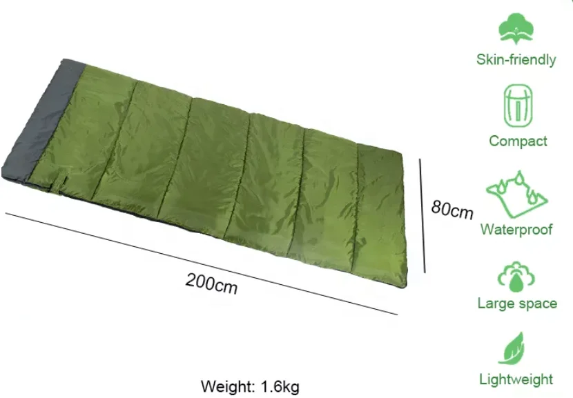 LLOYDBERG Outdoor Lightweight Cheap Sleeping Bags Camping Winter Rectangle Extreme Warm Sleeping Bag