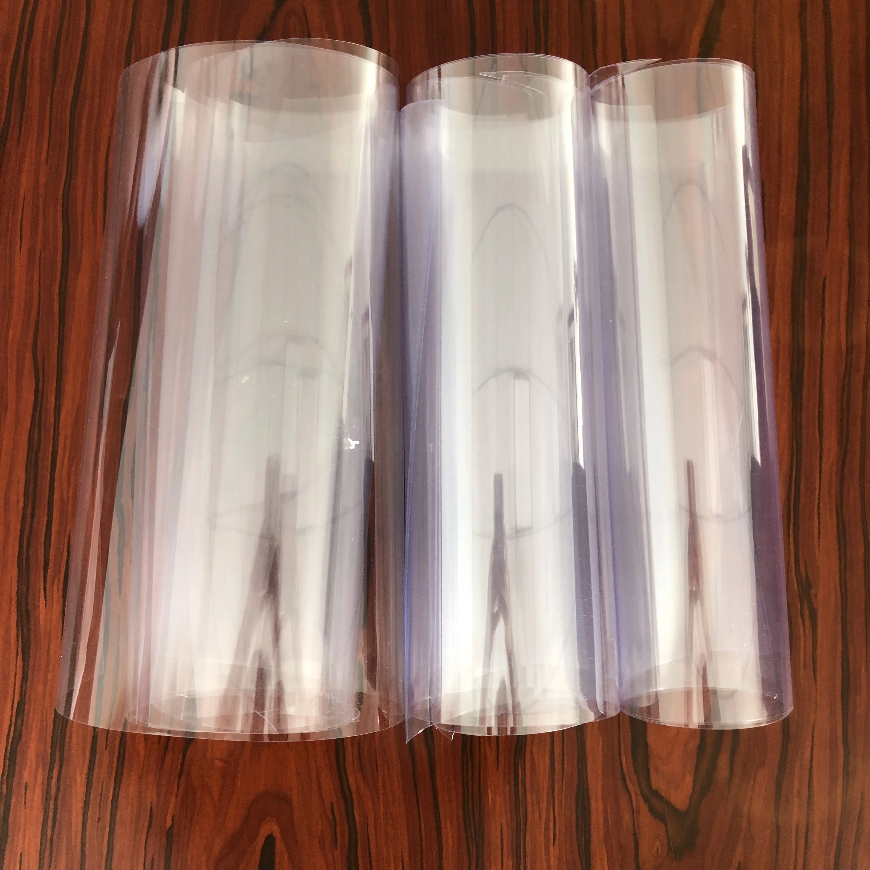 
PVC 0.3mm and more thick Pharmaceutical plastic packaging material shrink cling film wrap bag 