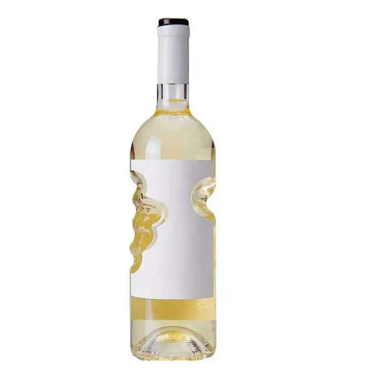 Professional Service 700ml/750ml Big Belly Red Wine Bottle Angel Hand Transparent Glass Jar Cork Empty Fruit Wine
