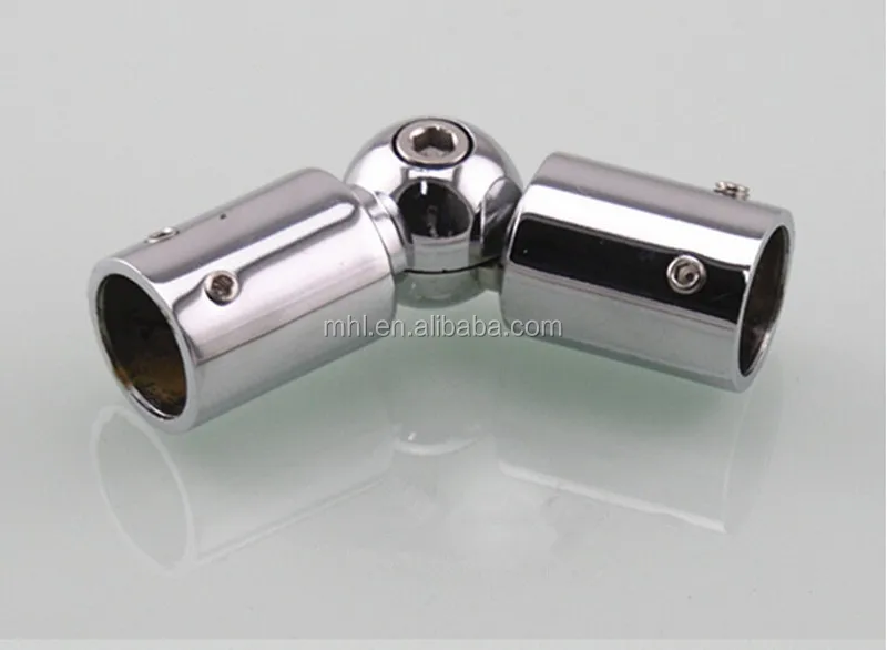 Adjustable shower pipe fitting Adjustable shower room accessories glass connector stainless steel 304 tube support connector