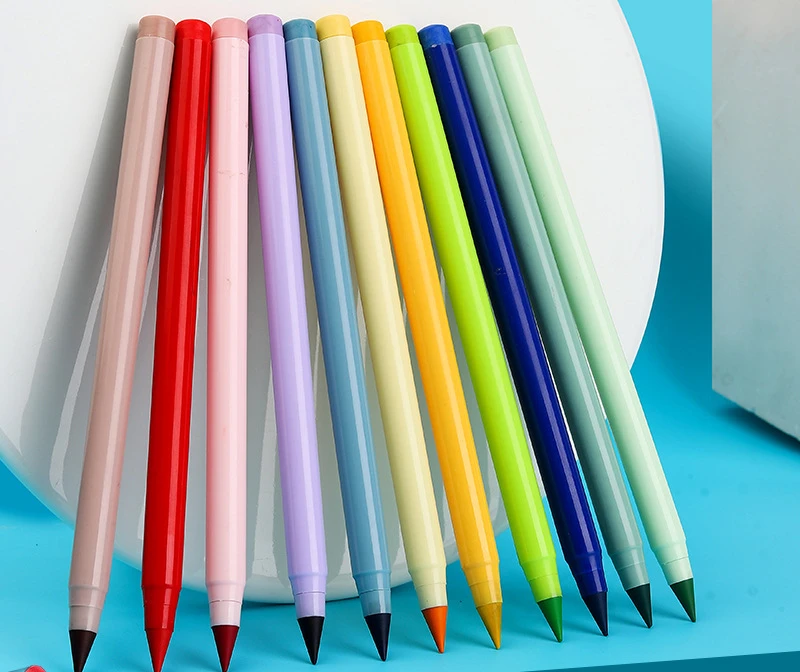New Color Pencil Creative Erasable  No Need to Sharpen Student Drawing Graffiti Pencil 13 Colors