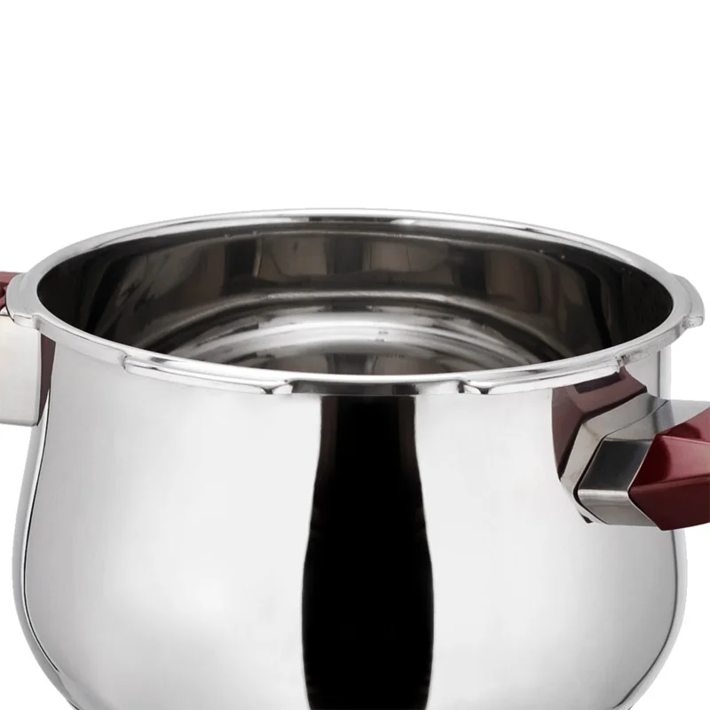 22 см/5.5L T-shape форме благодаря чему создается ощущение невесомости с давления горшок индукционная скороварка из нержавеющей стали 304