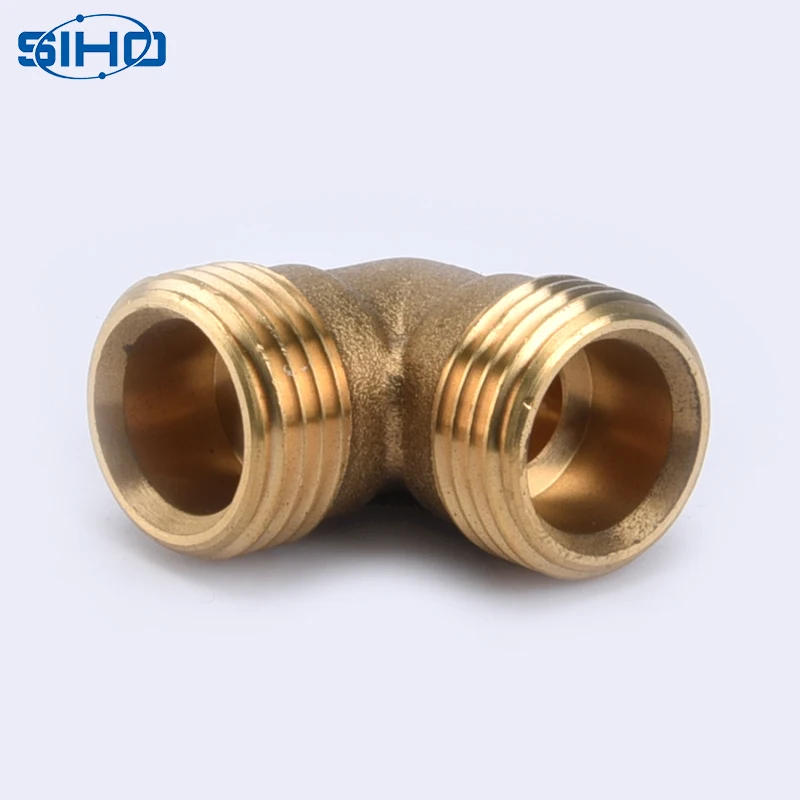 
Fittings Thread Plumbing Brass Factory Wholesale Male Base Oil Water Gas Yellow Brass Color Square Equal with Cheap Price SIHO 