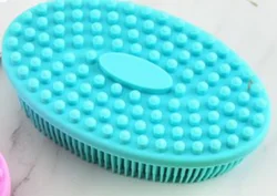 Детский скребок для тела, массажер, силиконовая губка для душа, щетка для мытья ванны, Массажная щетка для детей