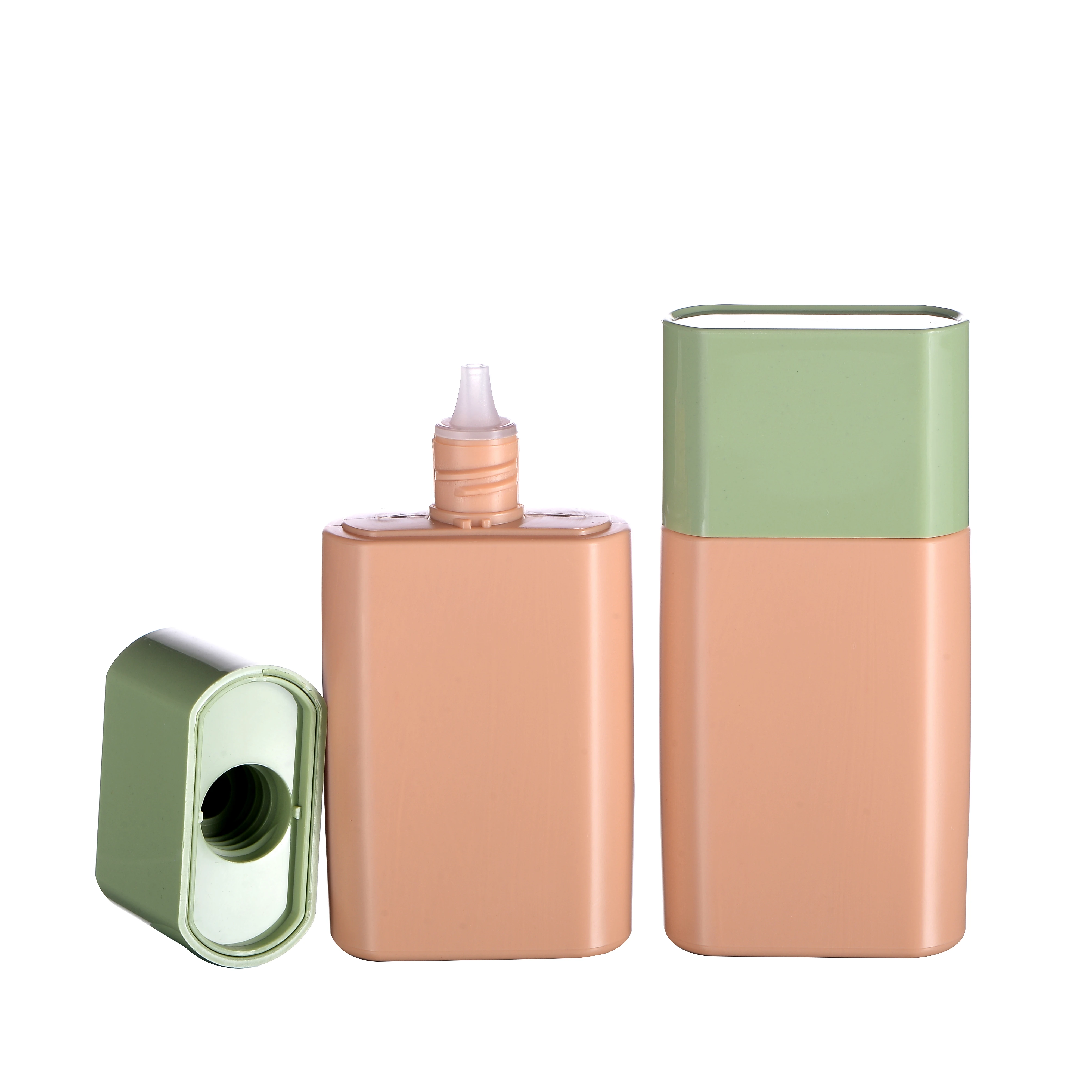 40ml Portable Plastic Sunscreen Lotion Tubes Empty BB Cream Bottle Customized Liquid Foundation Tube