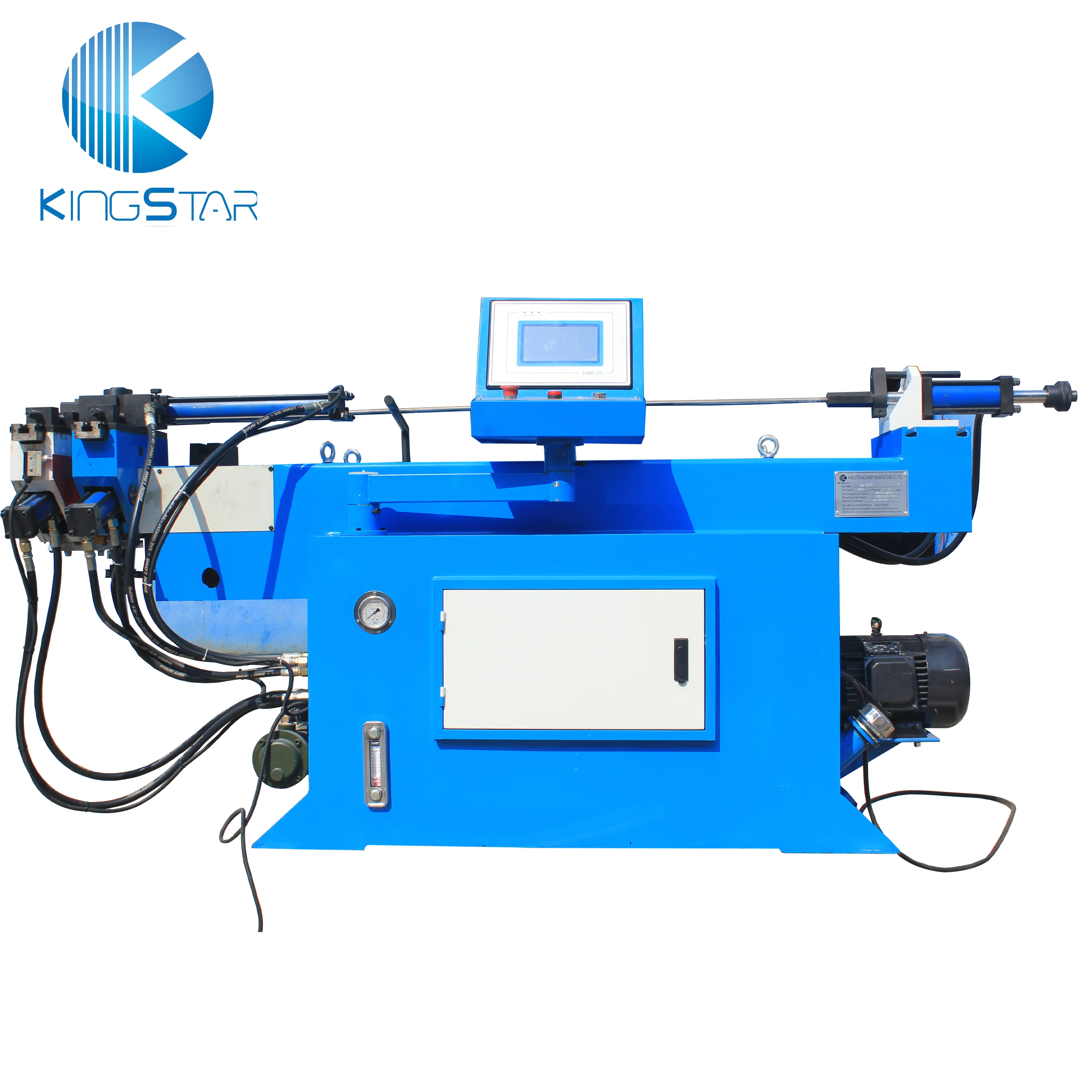 DW38NC bending capacity 38 x 2mm hydraulic pipe bending machine