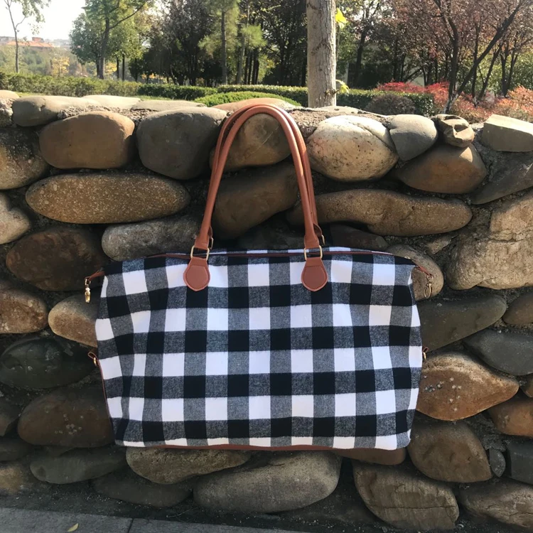 Personalized Leopard Tote Monogrammed Leather Handle Large Weekender Bag