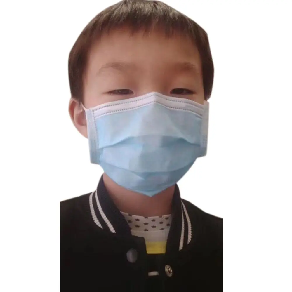 14,5*9,5 см 3ply эко белого и синего цвета 3 слоев фильтр одноразовая маска для детей возрастом от 3 до 12 лет для студентов