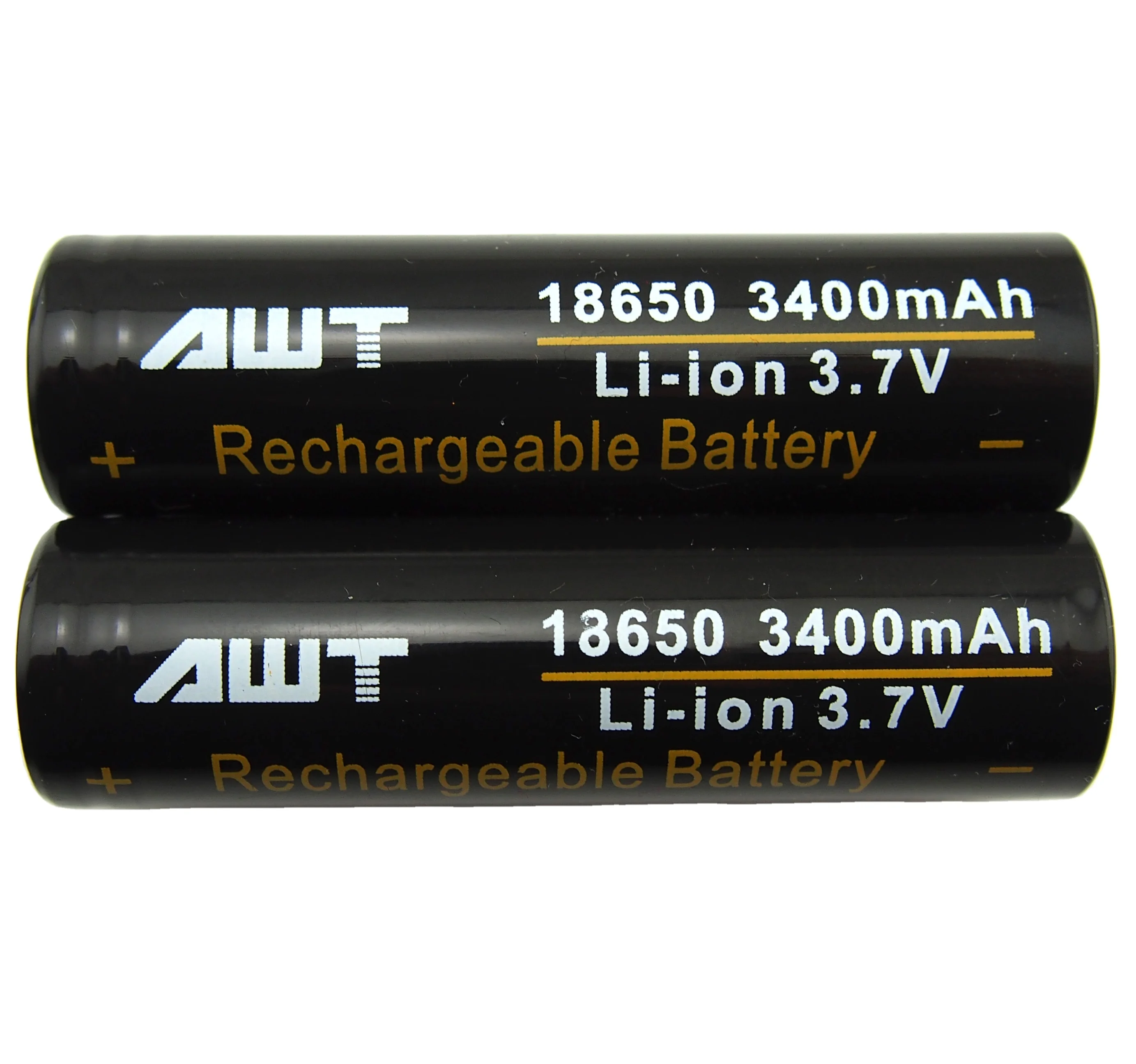 AWT original 18650 lithium battery 3.7v 3400mah 4A 12.58wh 18650 li-ion 18650 3.7v 2500mah 9.25wh