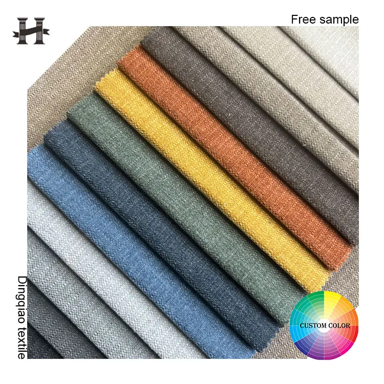 Home Textile Chenille Velvet Upholstery Fabric Chenille Jacquard Fabric Plain Chenille Fabric For Sofa