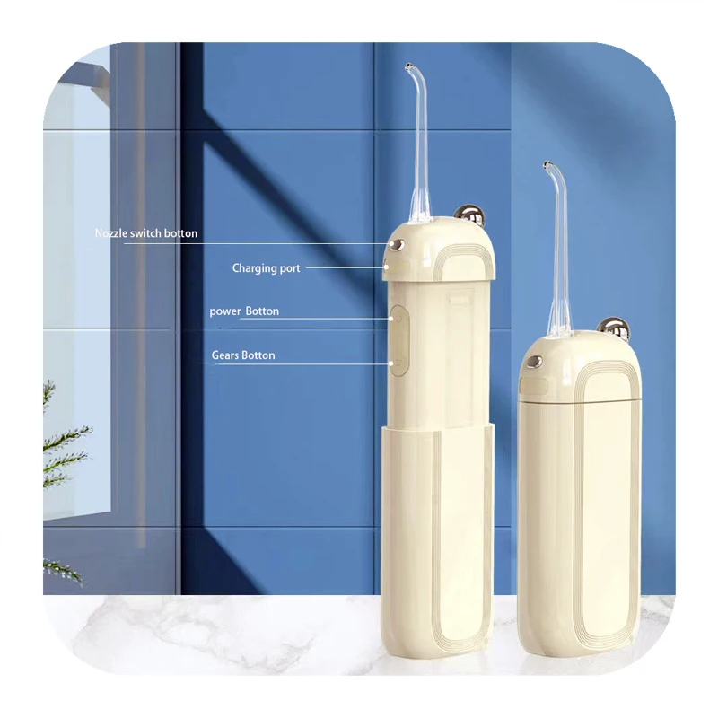 2024 NEW year discount Mini foldable reservoir travel dental irrigator for clean sensitive bleeding gums teeth braces