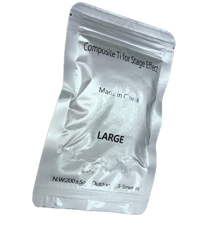 200g Titanium Powder for Cold Spark Machine Special Effect Cold Spark Machine Powder Dusty