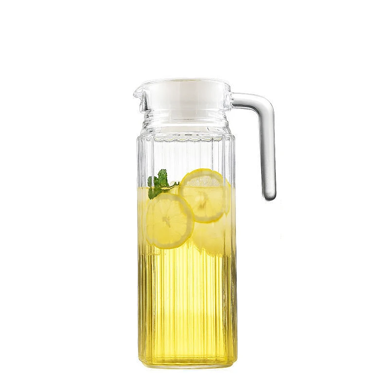 800ml Water Pitcher With Lid Plastic Water Jugs Glass Jug Carafe