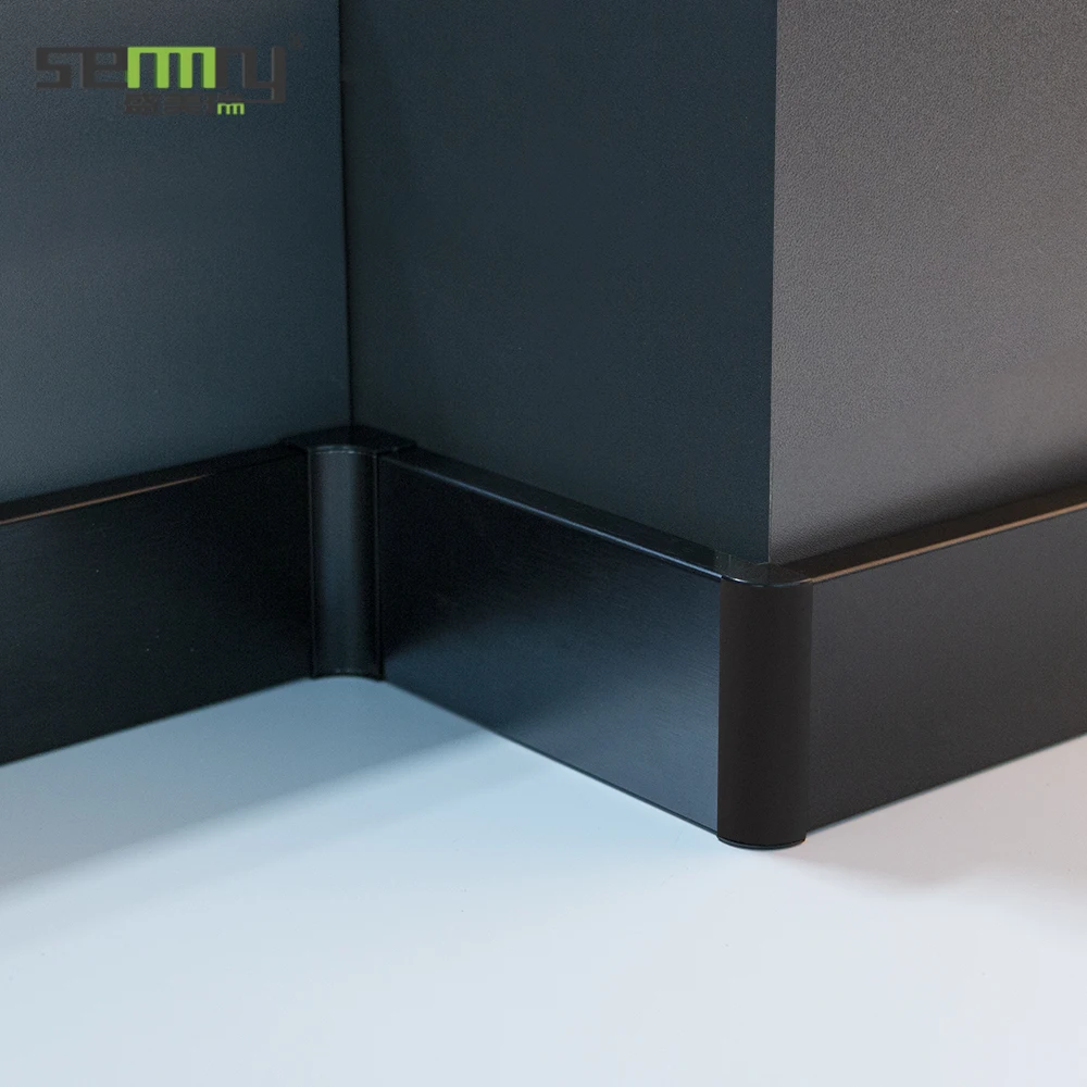 Wholesale self adhesive floor skirting board Supermarket flat skirting board made in China