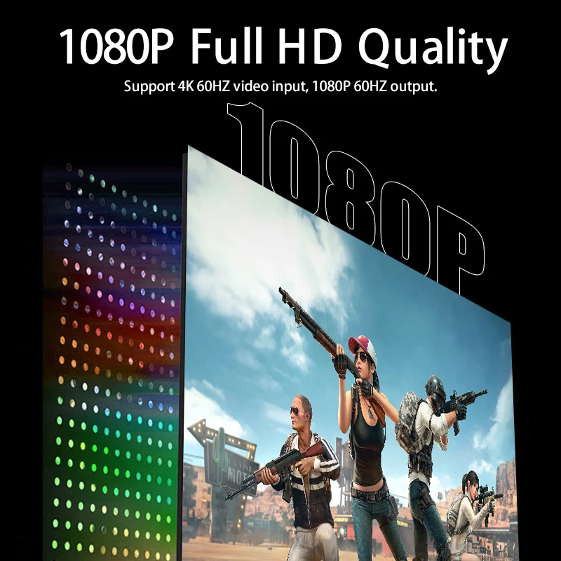 Veggieg USB 3.0 Type C Video capture card 4K@60Hz Support Live Game Capture Mobile HD 4K Type C Video Capture Card