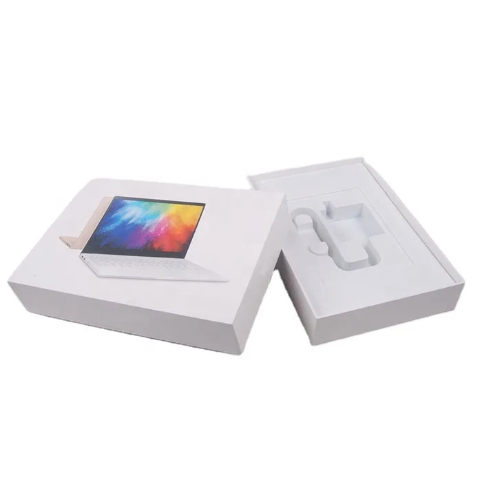 Custom White Cardboard Empty Lid and Bottom Electronic Products Packaging Box ipad Packaging Box