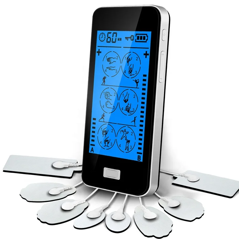 Dual Channel Tens Electronic Pulse Massager Machine Physical Small Therapy Tens Massager