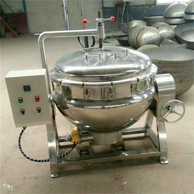 Industrial electric pressure cooker with knob