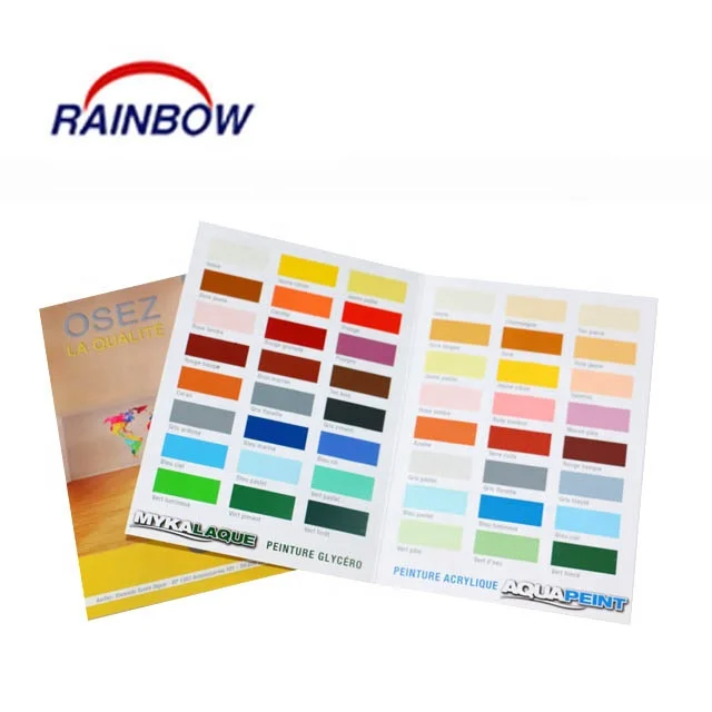 Pantone Emulsion Paint Color Card Printing