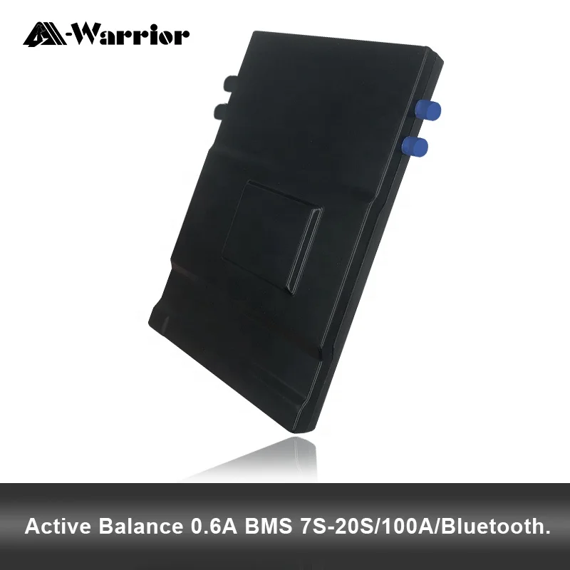 Умная Беспроводная плата защиты A-Warrior BMS bluetooth bms для хранения литиевых аккумуляторов на колесах 16S 60 В 100 А С рассеиванием