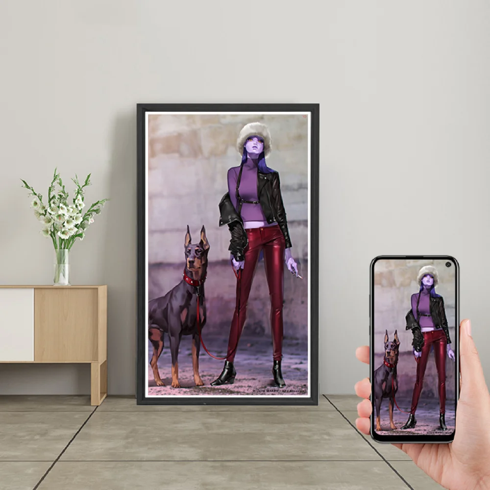 Factory direct 49 inch WIFI cloud digital photo frame display video screen LCD digital photo frame