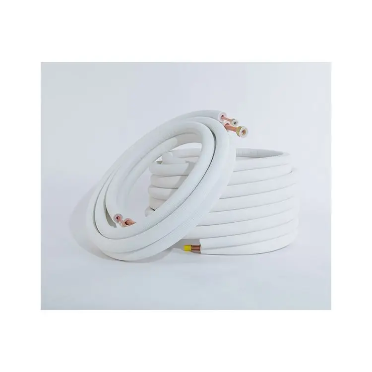 
1/4+3/8 AC Conditioner Insulated PE insulation pipe copper tube air conditioning 