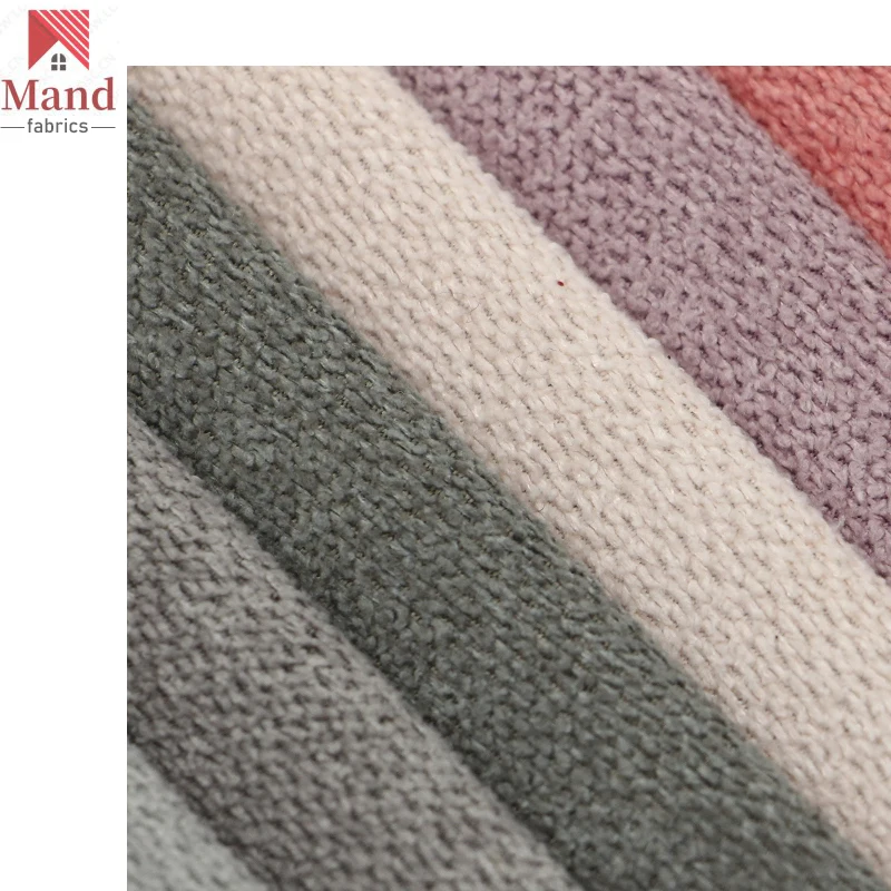 
Mand textile wholesale high quality nordic 100 polyester dobby design dyed oxford velvet fabric furniture upholstery in stock 
