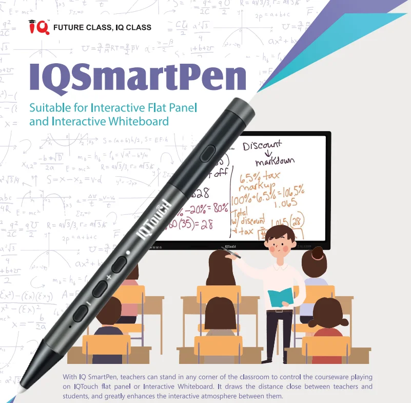 IQ Smart Pen V2.0 Interactive Board Display Presentation Equipment Meeting Teaching Digital Tool