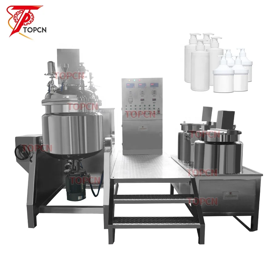 High Shear Food Vacuum Mixer Homogenizer Paste Mixing Tank