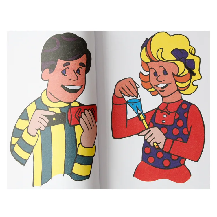 Red Color (Small Size ) - Magic Coloring Book Toys for Kids Age 6 and Up - A Book can change Colors Birthday Party Show Props