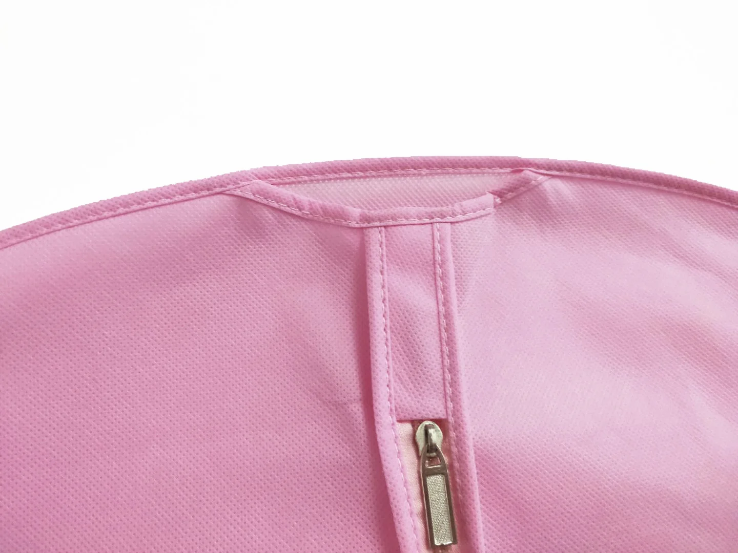 Pink non woven customized dress and bridal wedding dress cover and garment bags