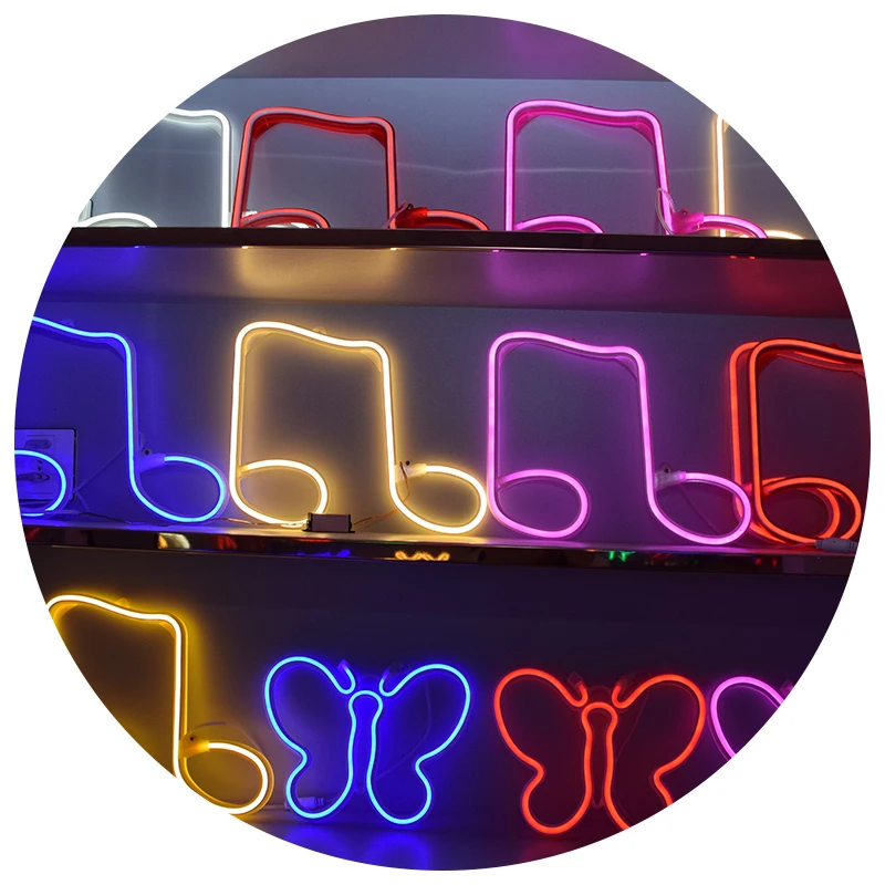 Music Note Wedding Bedroom Decoration Light  Custom Neon Sign Lights