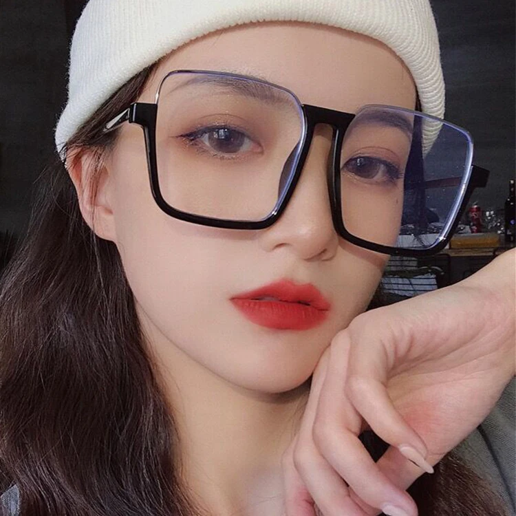 SKYWAY New Type Retro Oversized Square Half Frame Anti Blue Light Blocking Computer Eye Glasses
