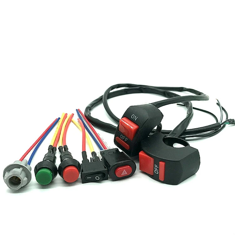 
Motorcycle Oil Pressure Switch Refitting Handlebar Switch Motorcycle Three Wire Knight Refitting Fan Double Flash 