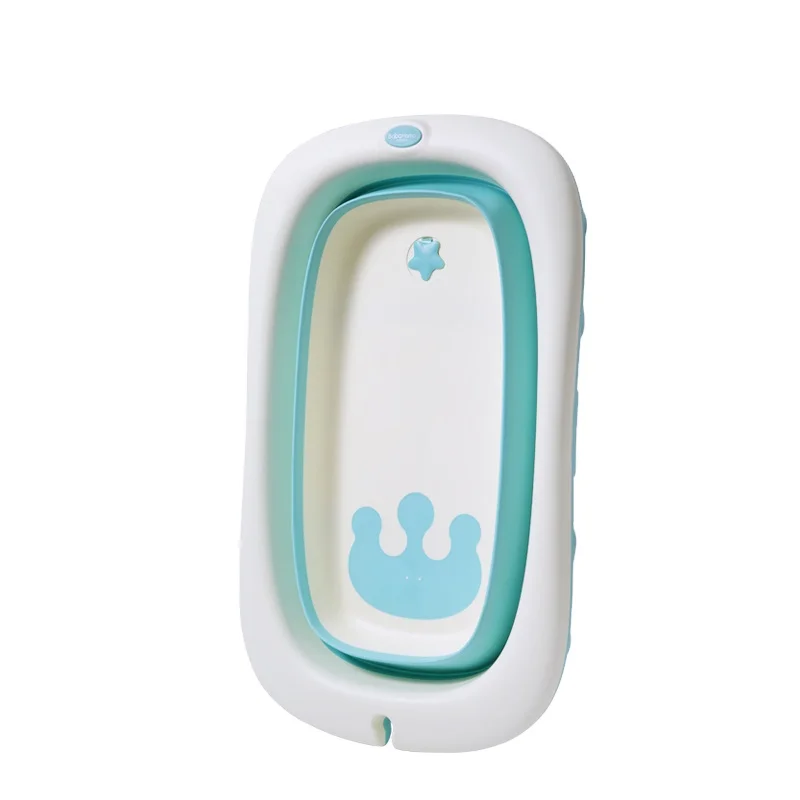 Collapsible Bathing Tub, Non-Slip Portable Folding Baby Bath Tub Foldable Shower Basin Collapsible Baby Bathtub for Infants Kids