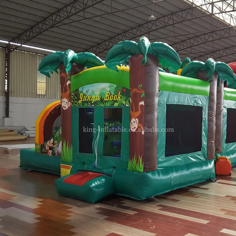 Продажа надувной замок-батут Jungle коммерческий